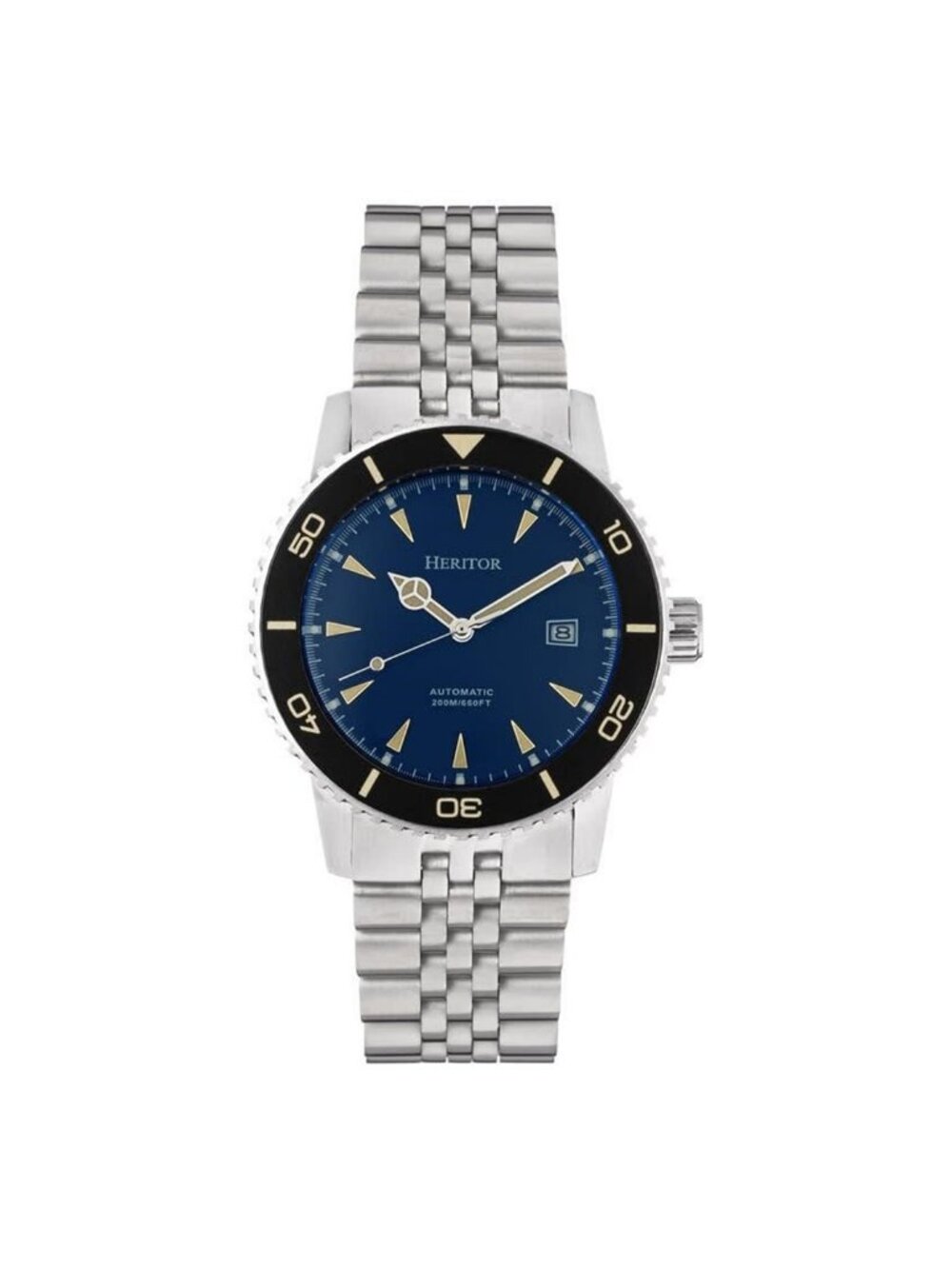 NWT Heritor Hurst Blue Dial Men's Automatic Watch